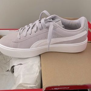 Puma platform shoes.